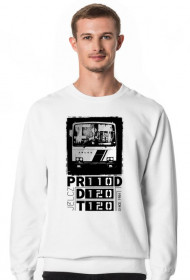 Bluza bez kaptura biała PR110D D120 T120