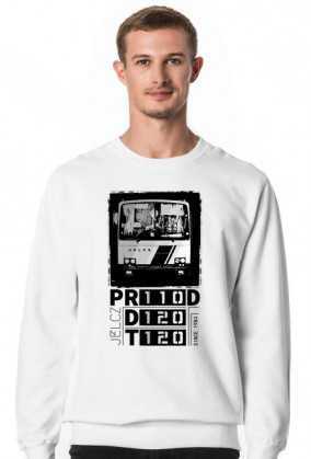 Bluza bez kaptura biała PR110D D120 T120