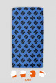 69 pattern (komin fullprint) niebiesko-czarny