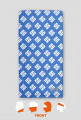 69 pattern (komin fullprint) niebiesko-biały