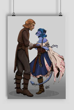 Dance with me, Caleb! Plakat A1