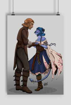 Dance with me, Caleb! Plakat A2