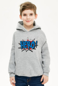 Bluza z kapturem z nadrukiem hero