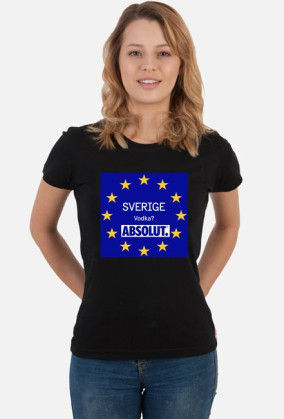Vodka? Absolut! T-shirt damski.