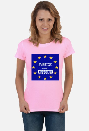 Vodka? Absolut! T-shirt damski.