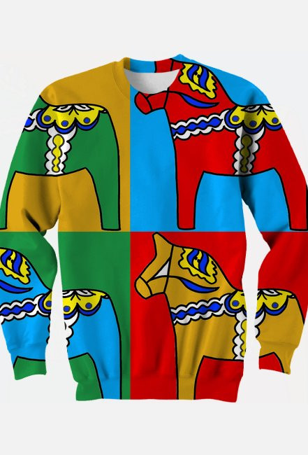 Dalahäst bluza full color