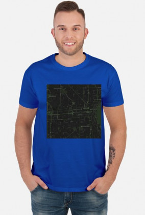 Koszulka z mapą Milwaukee.
