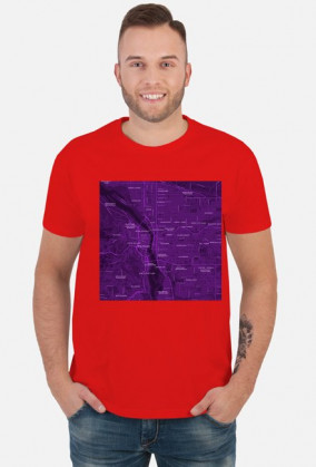 Koszulka z mapą Portland