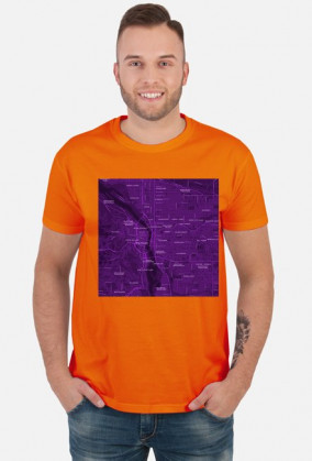 Koszulka z mapą Portland