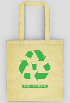 Eko Torba "recykling" zielony