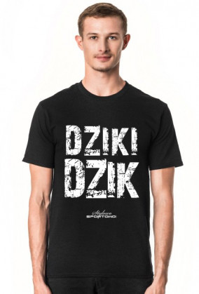 dziki dzik z rękawami black