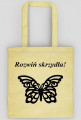 Eko torba vintage motyl - Rozwin skrzydla