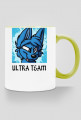 Kubek Niebieski Wilk Z napisem ULTRA TEAM
