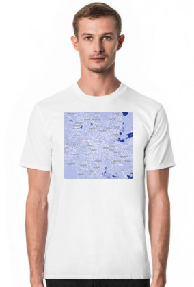 Koszulka z mapą Mexico City