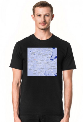 Koszulka z mapą Mexico City