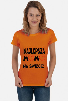 KOSZULKA NAJLEPSZA MAMA NA ŚWIECIE BIAŁA