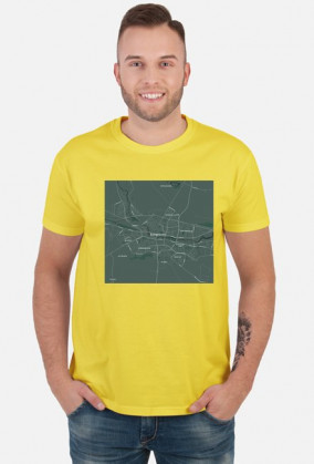 Koszulka z mapą Bydgoszczy.