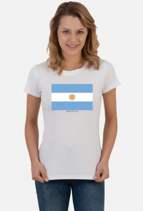 Koszulka z flagą Argentyny.