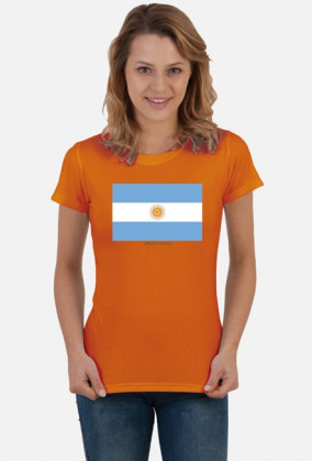 Koszulka z flagą Argentyny.
