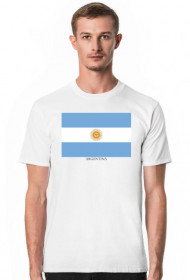 Koszulka z flagą Argentyny.