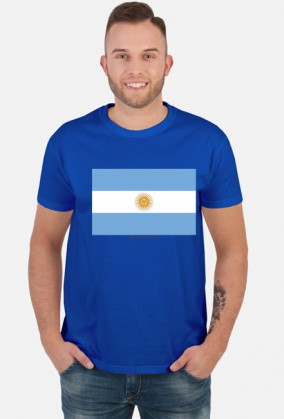 Koszulka z flagą Argentyny.