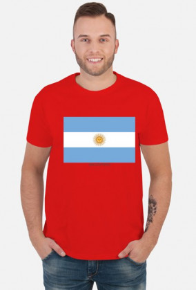 Koszulka z flagą Argentyny.