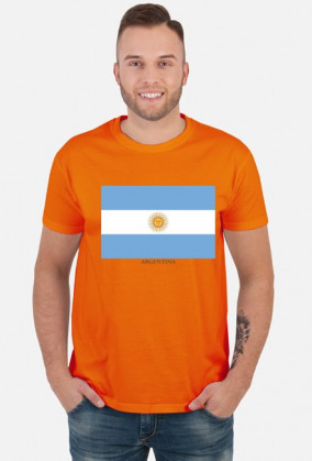 Koszulka z flagą Argentyny.