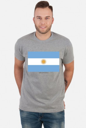 Koszulka z flagą Argentyny.
