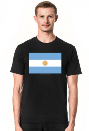 Koszulka z flagą Argentyny.