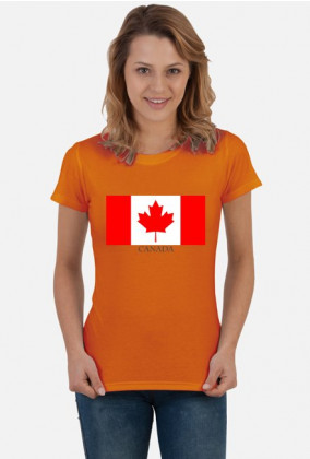 Koszulka z flagą Kanady.