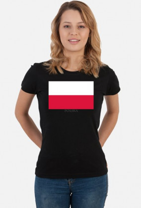 Koszulka z flagą Polski.