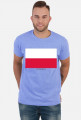 Koszulka z flagą Polski.