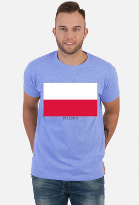Koszulka z flagą Polski.