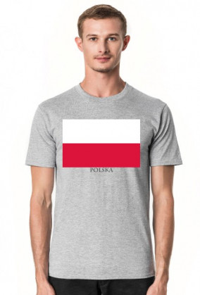 Koszulka z flagą Polski.