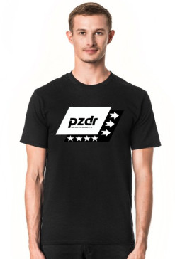 T-shirt pzdr czarny
