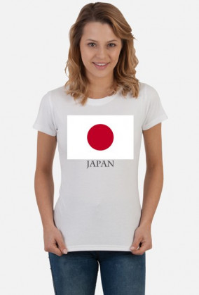 Koszulka z flagą Japonii.
