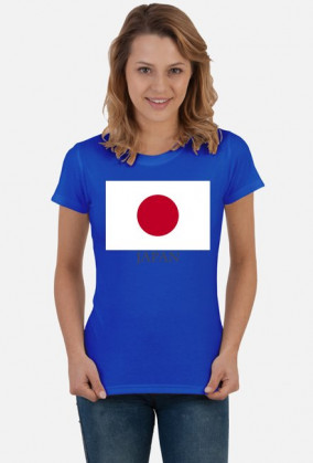 Koszulka z flagą Japonii.
