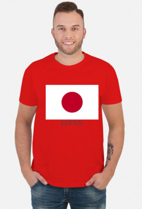 Koszulka z flagą Japonii.
