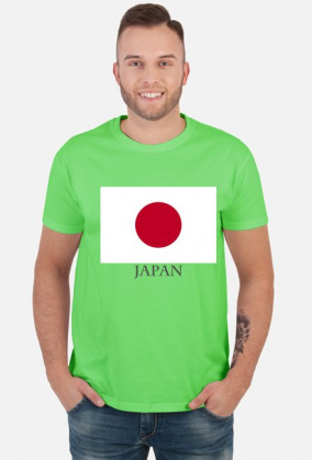 Koszulka z flagą Japonii.
