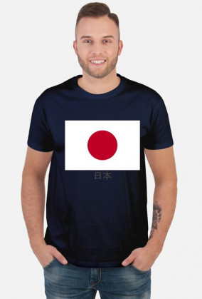 Koszulka z flagą Japonii.