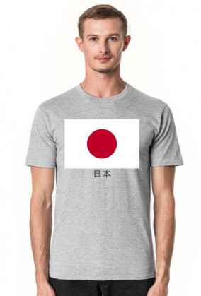 Koszulka z flagą Japonii.