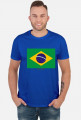 Koszulka z flagą Brazylii.
