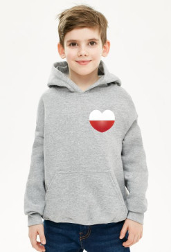 Bluza z kapturem (serce)