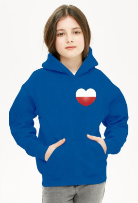 Bluza z kapturem (serce)