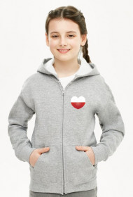 Bluza z kapturem (serce)