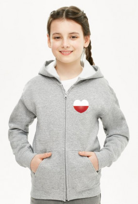 Bluza z kapturem (serce)