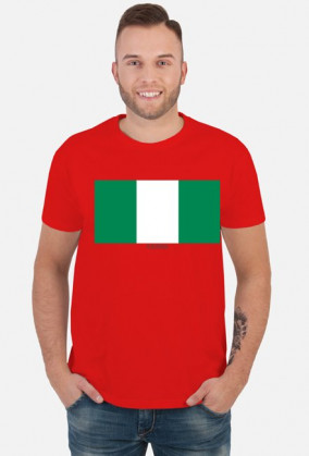 Koszulka z flagą Nigerii.