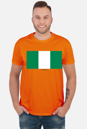 Koszulka z flagą Nigerii.