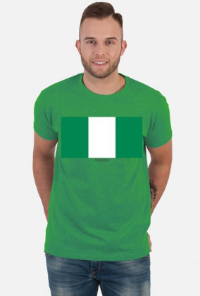 Koszulka z flagą Nigerii.