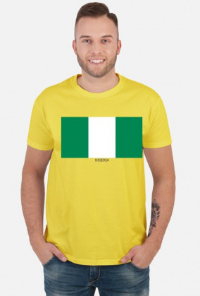Koszulka z flagą Nigerii.